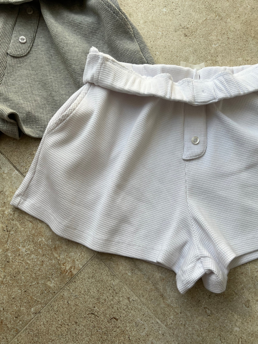 Boxer havlu Şort (beyaz)