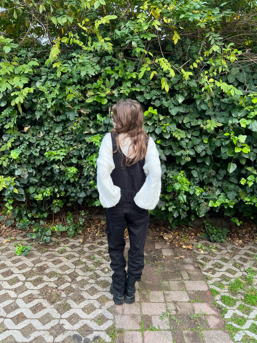 Denim Salopet (siyah)