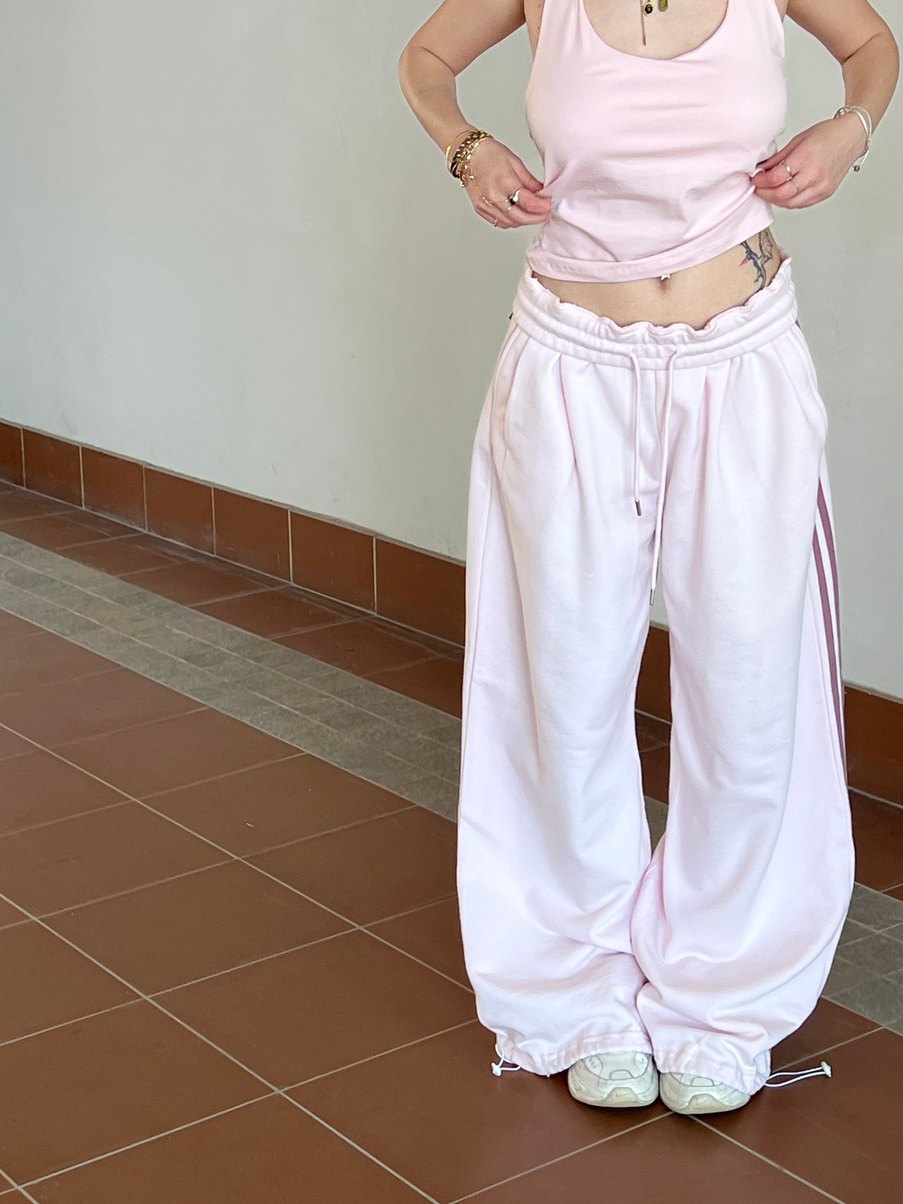 Eşoftolon Şeritli Pink