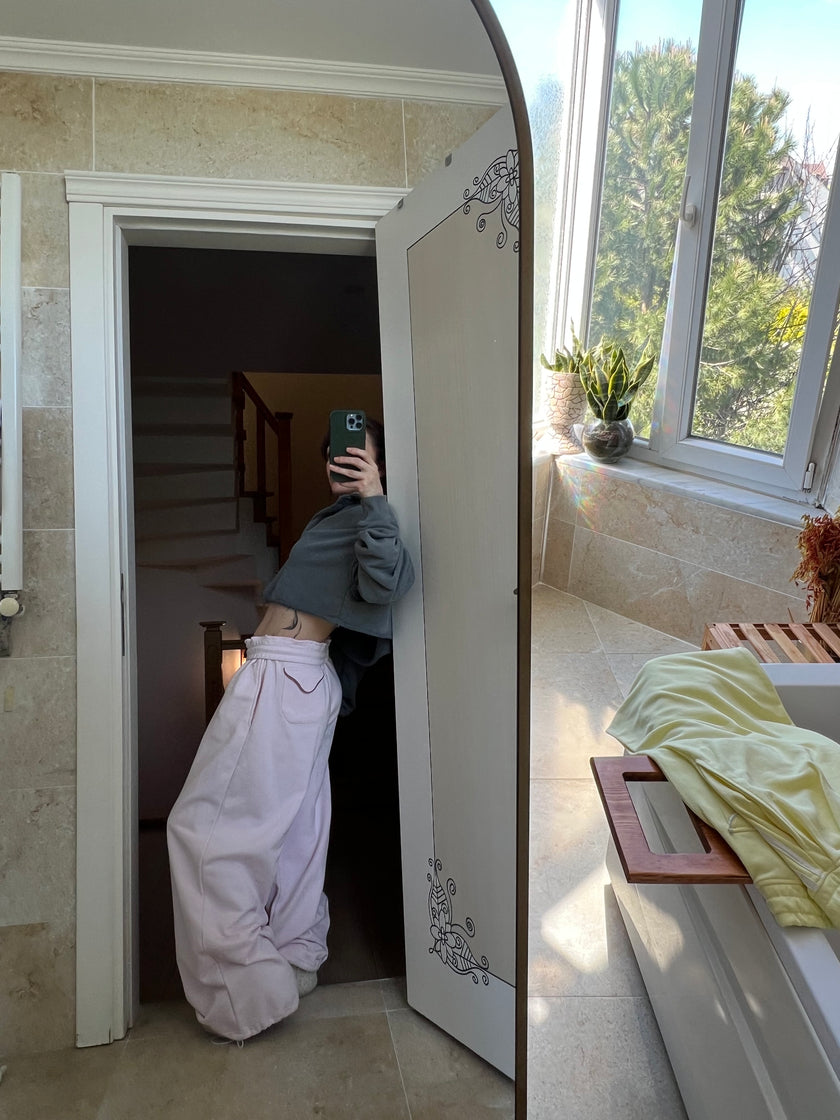 Eşoftolon Şeritli Pink