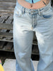 Paça Detay Wide Leg Jean