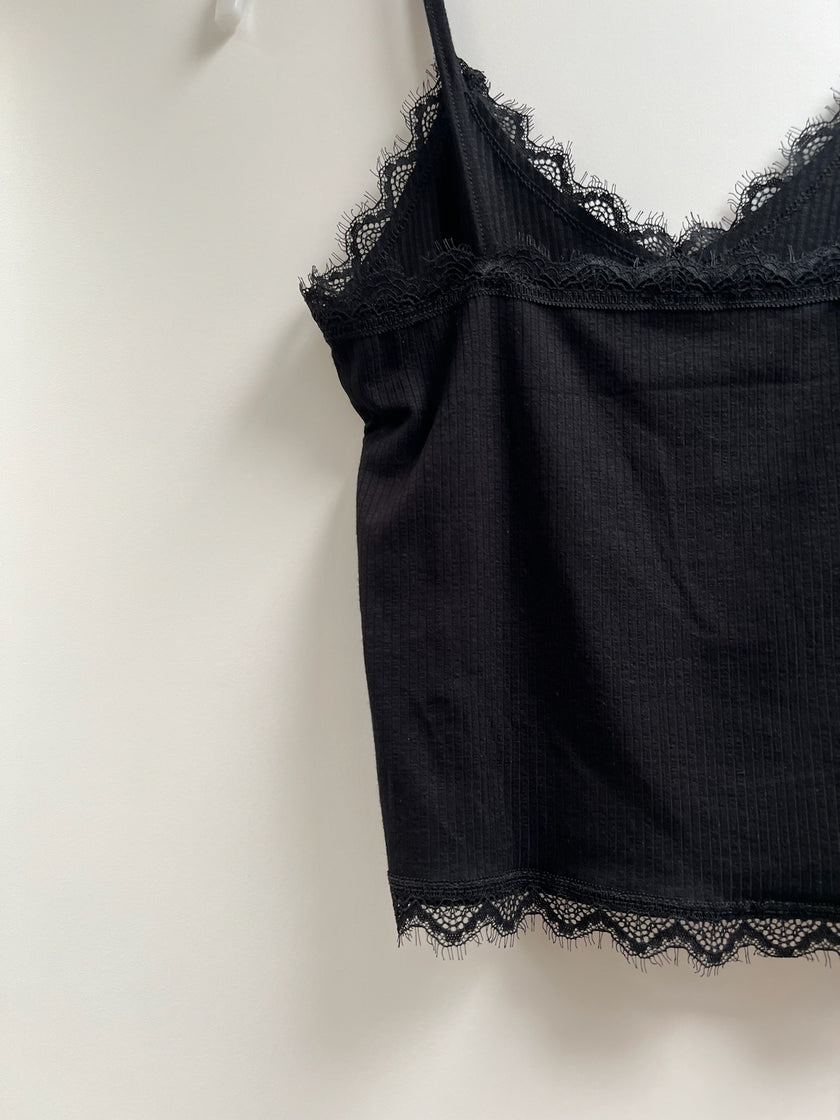 Güpürlü Atlet (ekru,siyah)