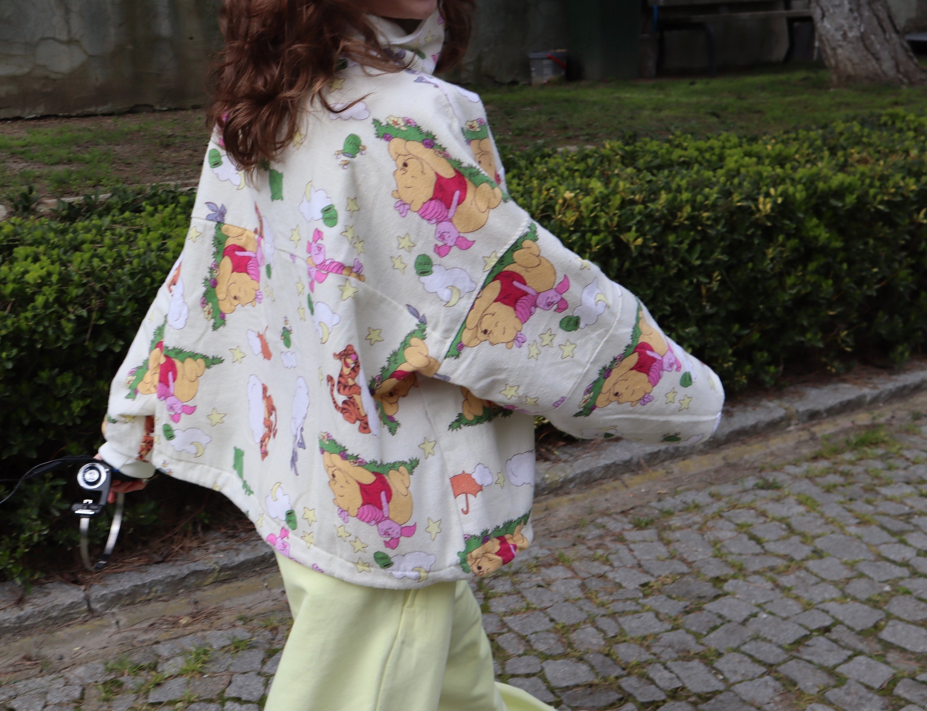 Çift taraflı Poohoodie(butter yellow)