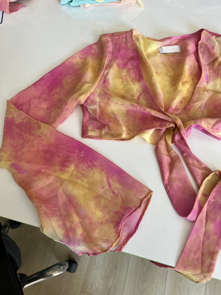 Şifon renkli gömlek