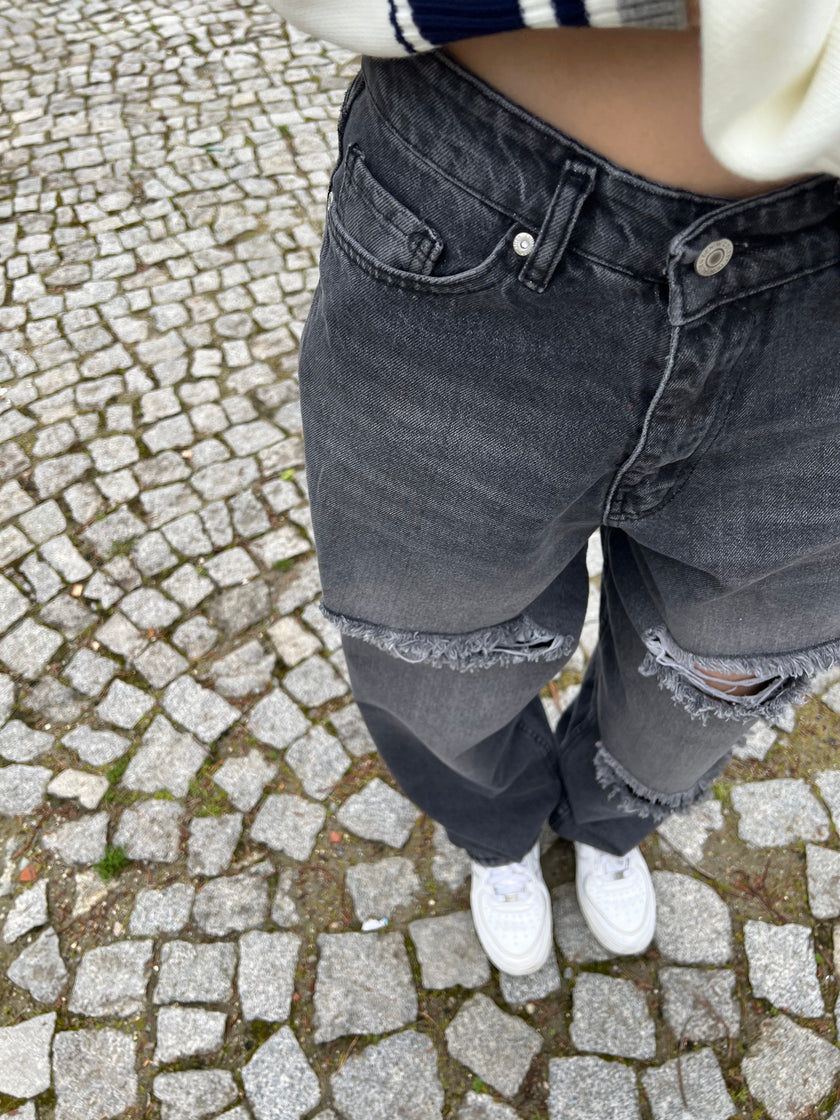 Lazerli Füme Baggy (milli kalıp)