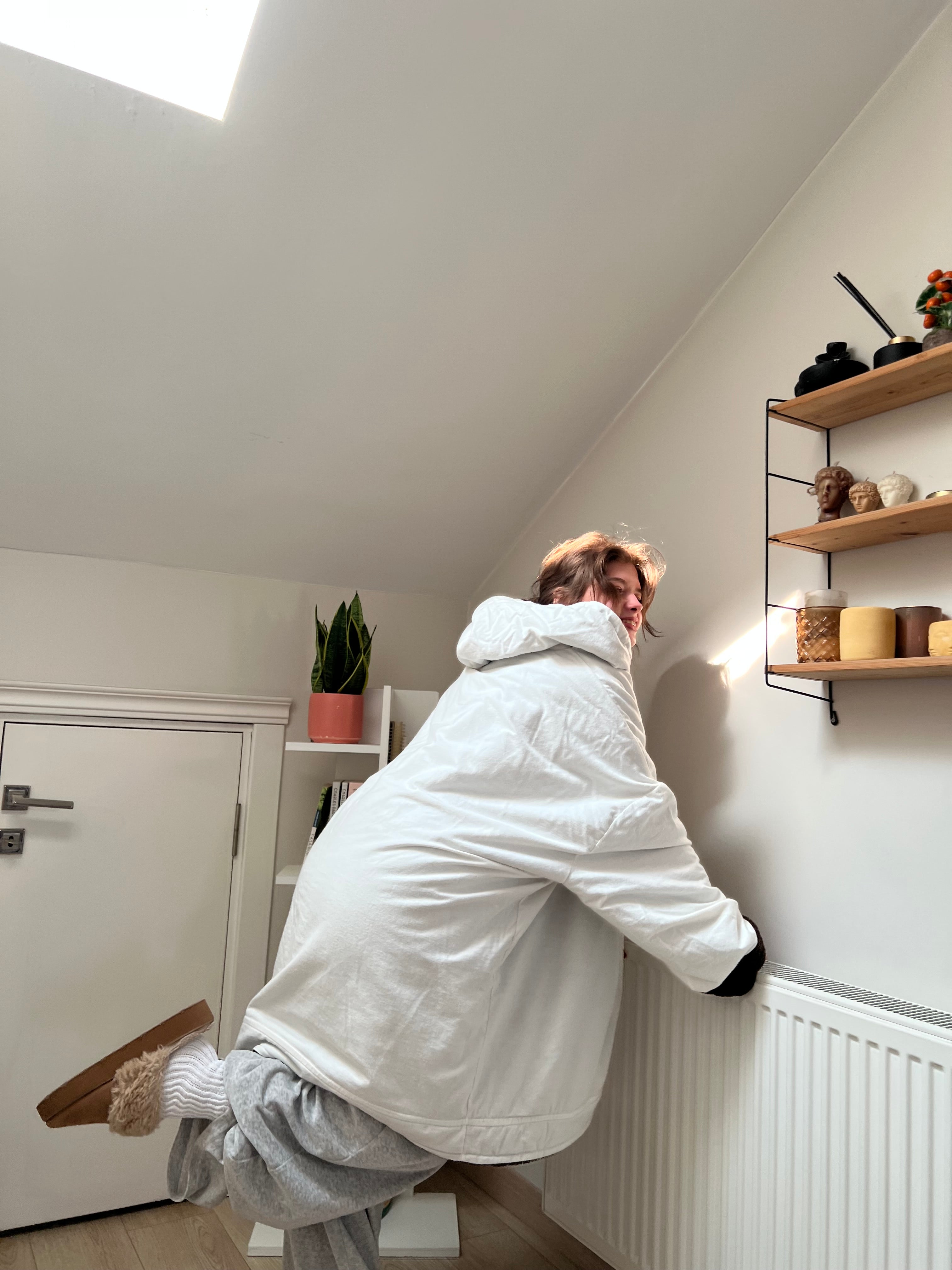 Çift Taraflı Giyilebilir Battaniye(Kahve)