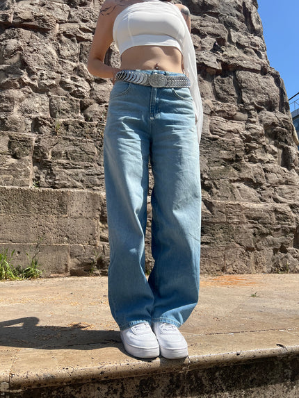 Baby Blue Baggy Jeans