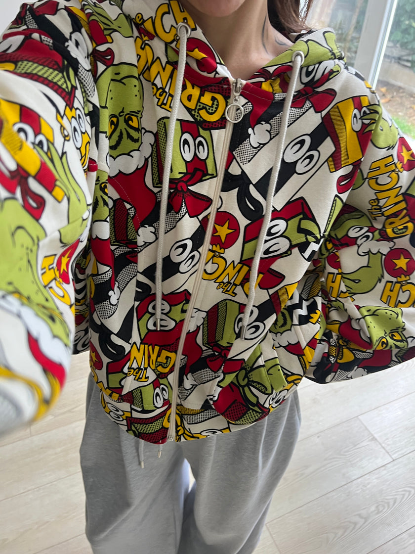 The Grinch Kapüşonlu Ceket