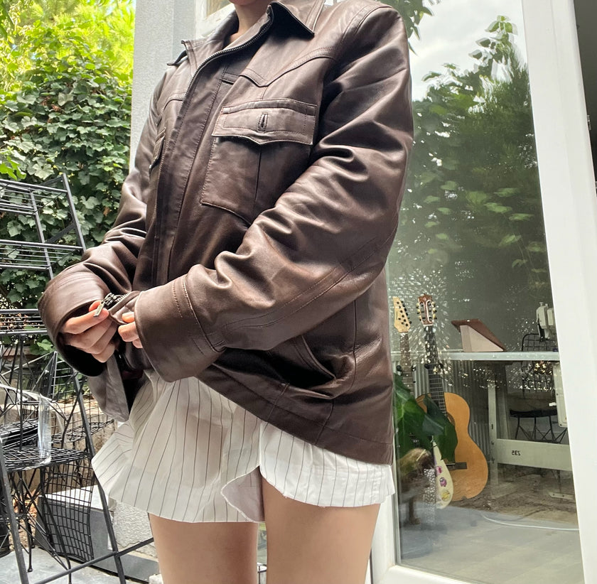 Sr Unisex Kalın Deri