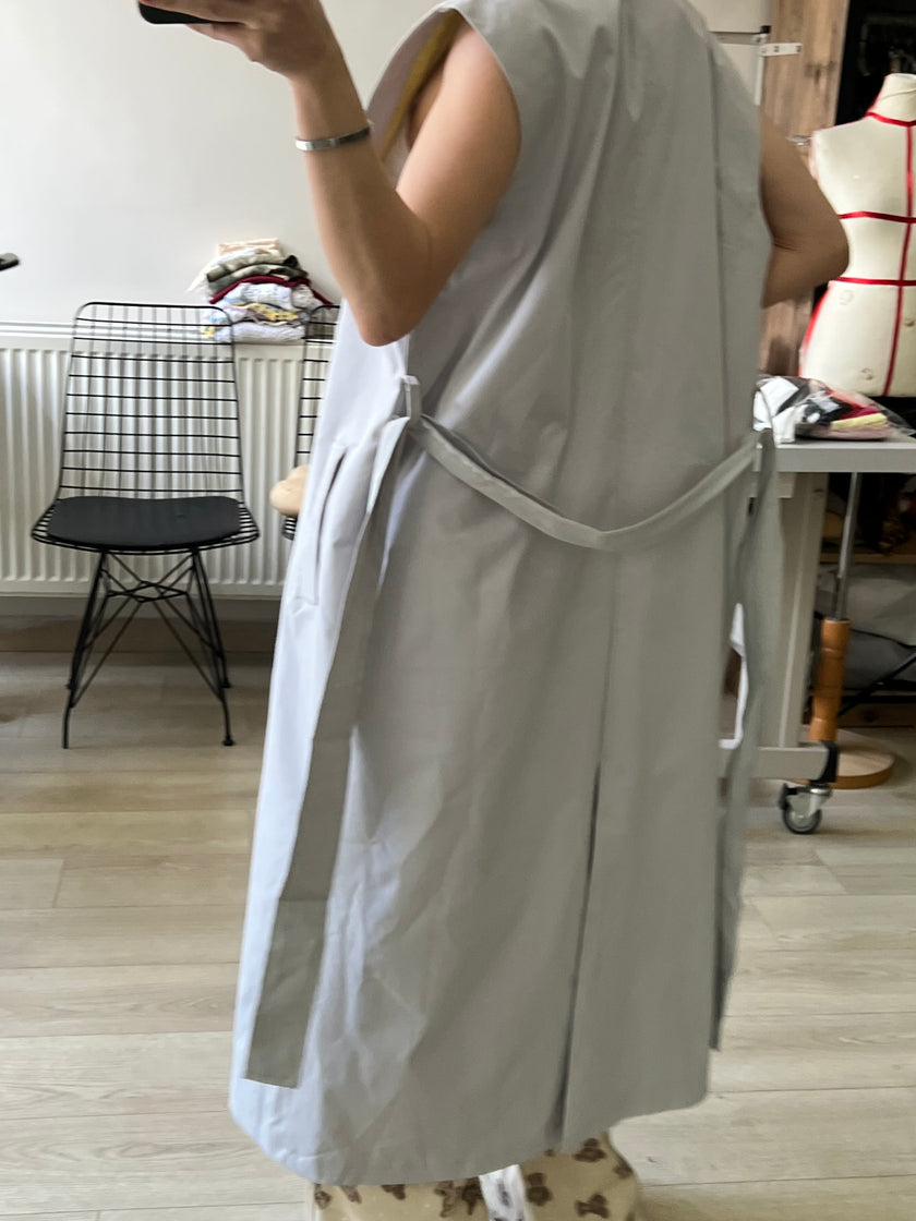 Saten astarlı Uzun yelek