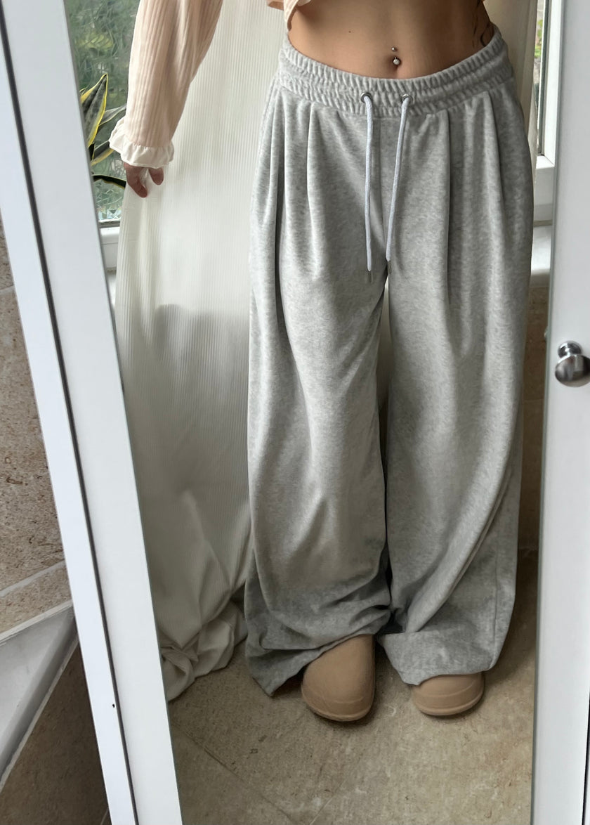 Kadife Pileli Eşoftolon (gri)