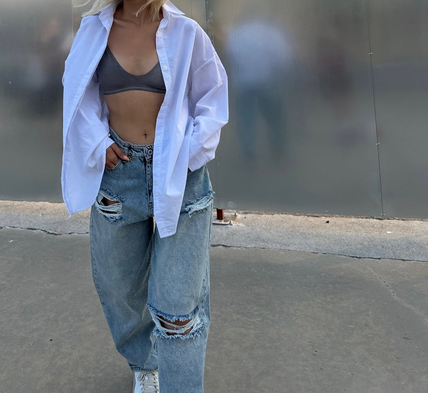 Hot baggy jeans(milli kalıp)