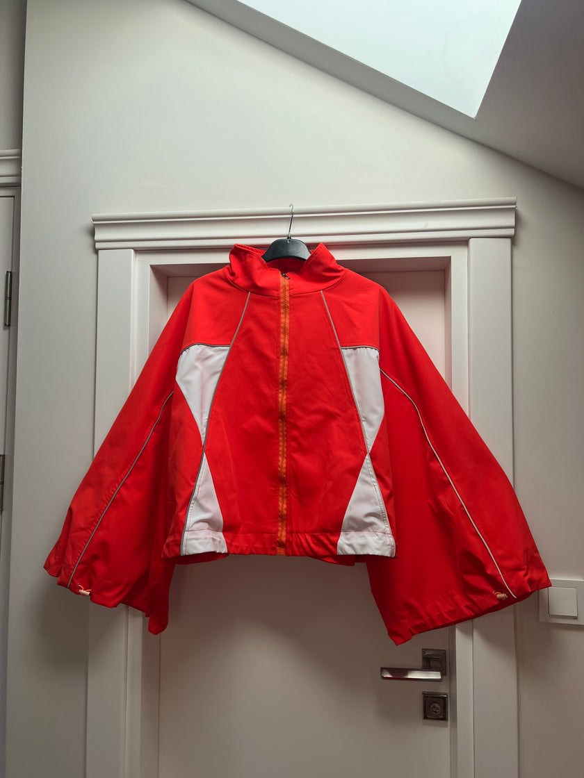 Turuncu omuz askılı Ceket