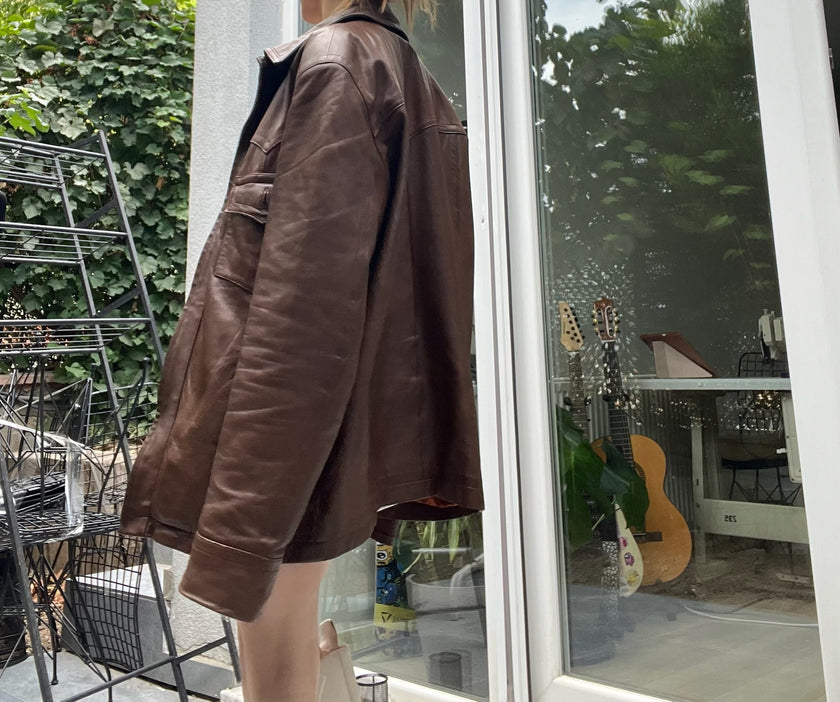 Sr Unisex Kalın Deri