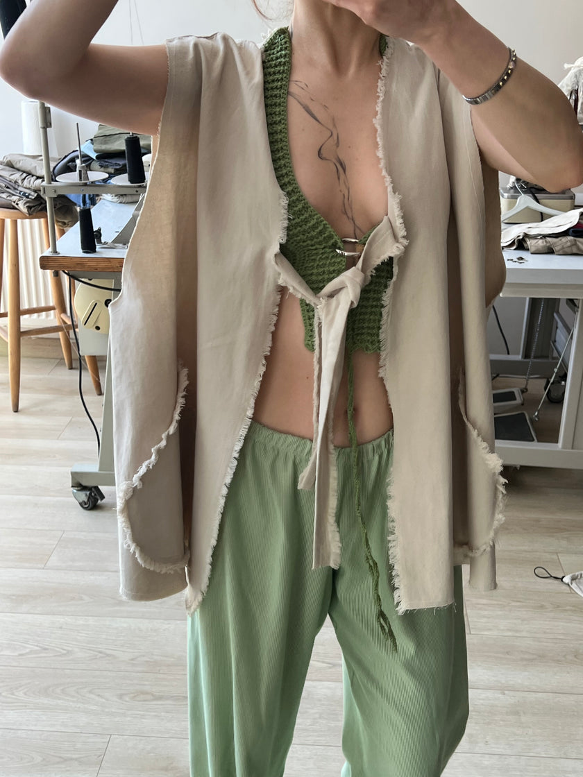 Gabardin yelek(♻️)