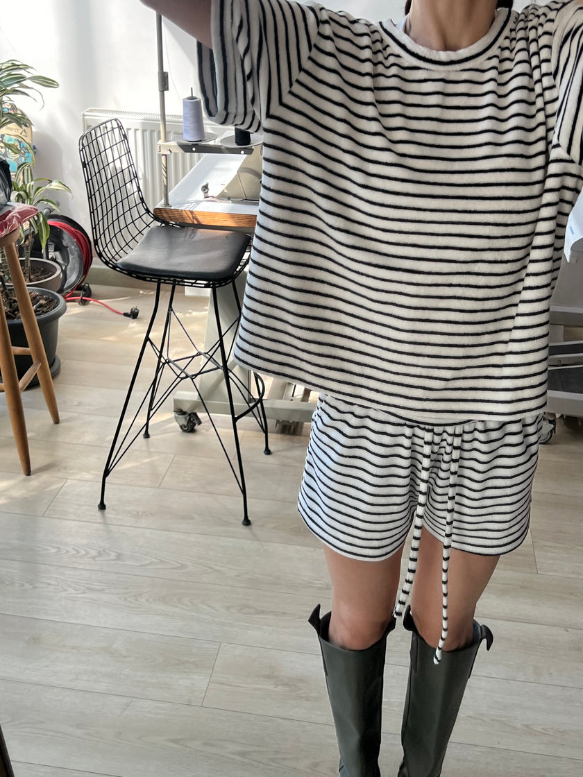 Havlu Çizgili Takım