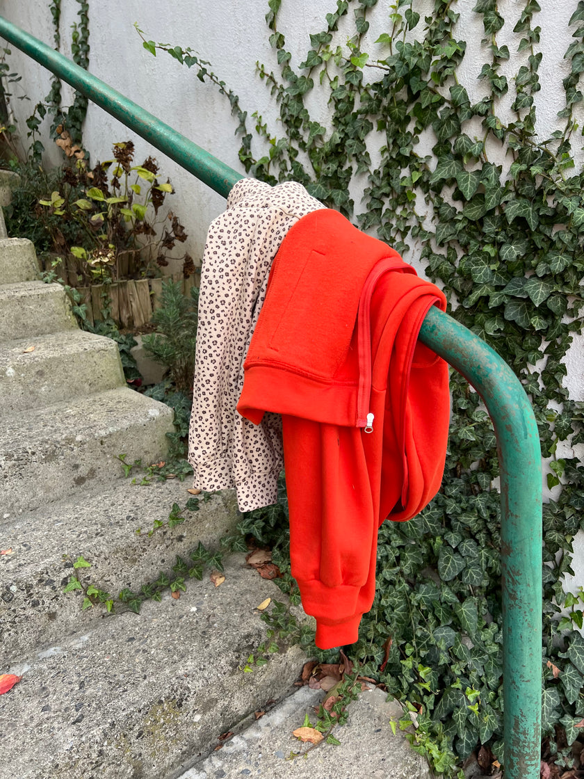 Turuncu Şardonlu Hoodie