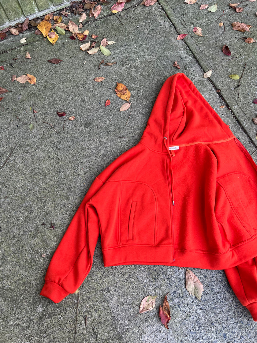 Turuncu Şardonlu Hoodie