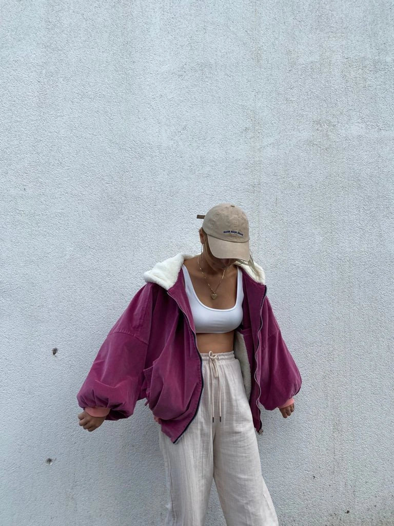 Yarasa Kol Kadife  Marka Mont(gül kurusu)