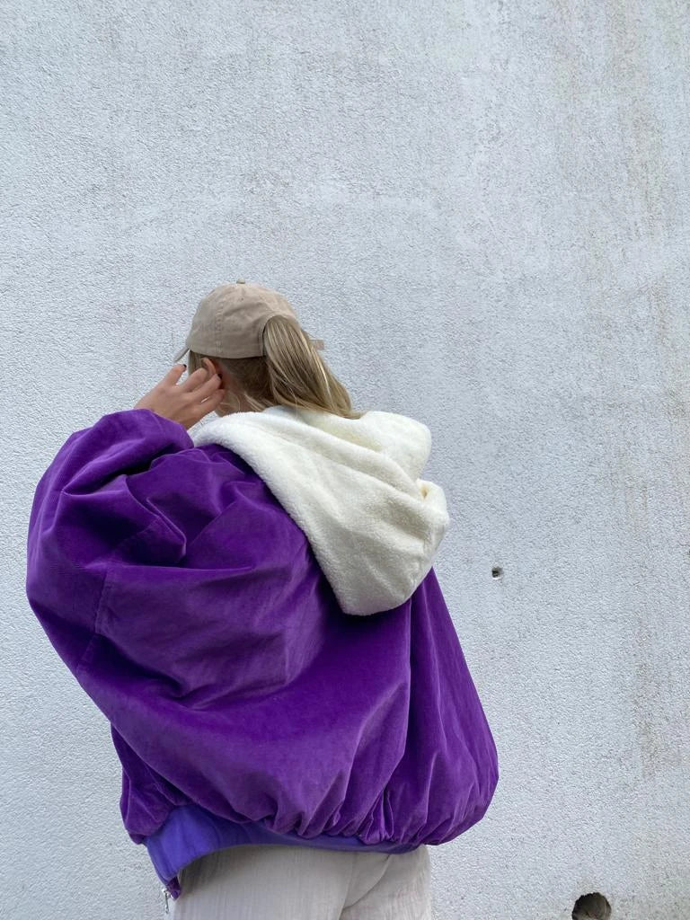 Yarasa Kol Kadife Mont(mor)