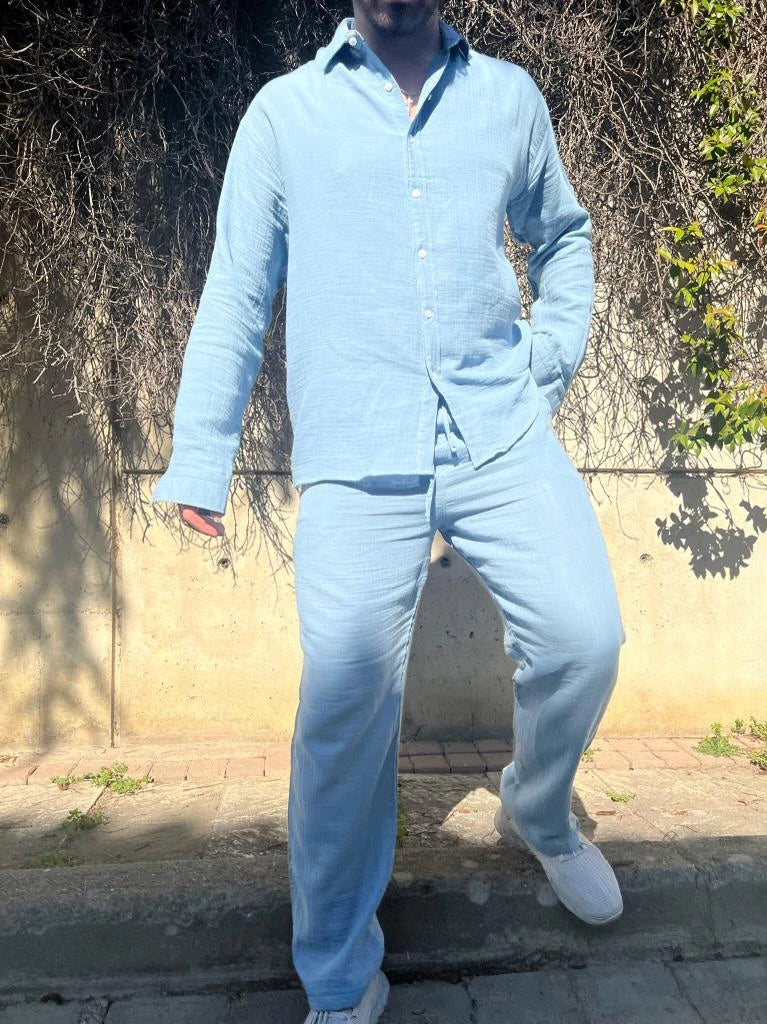 Man Keten Takım (Bebe Mavisi)