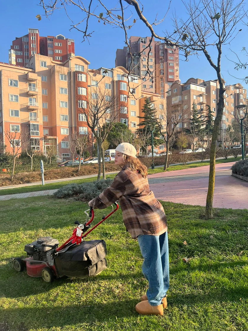 Oduncu Gömlek Unisex (Kahverengi)