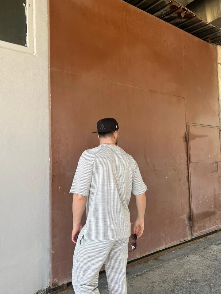 Keten Örme Takım ( Beyaz )