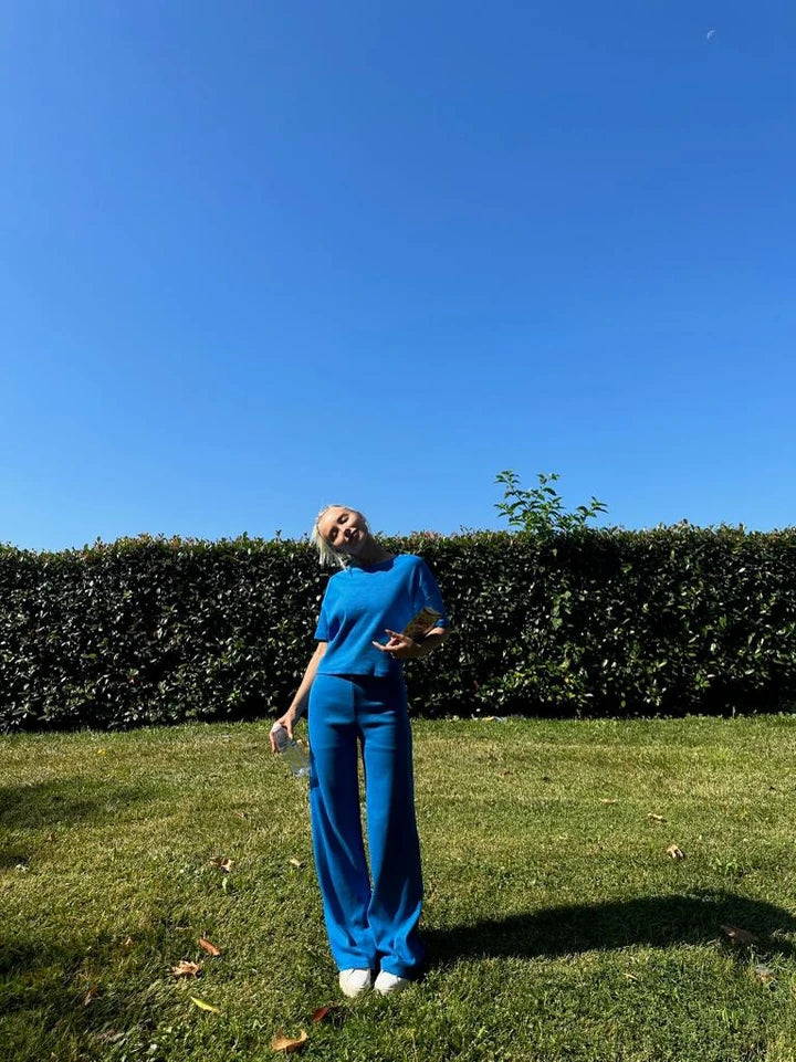 Fitilli Alt-Üst Takım (SAX MAVİSİ)